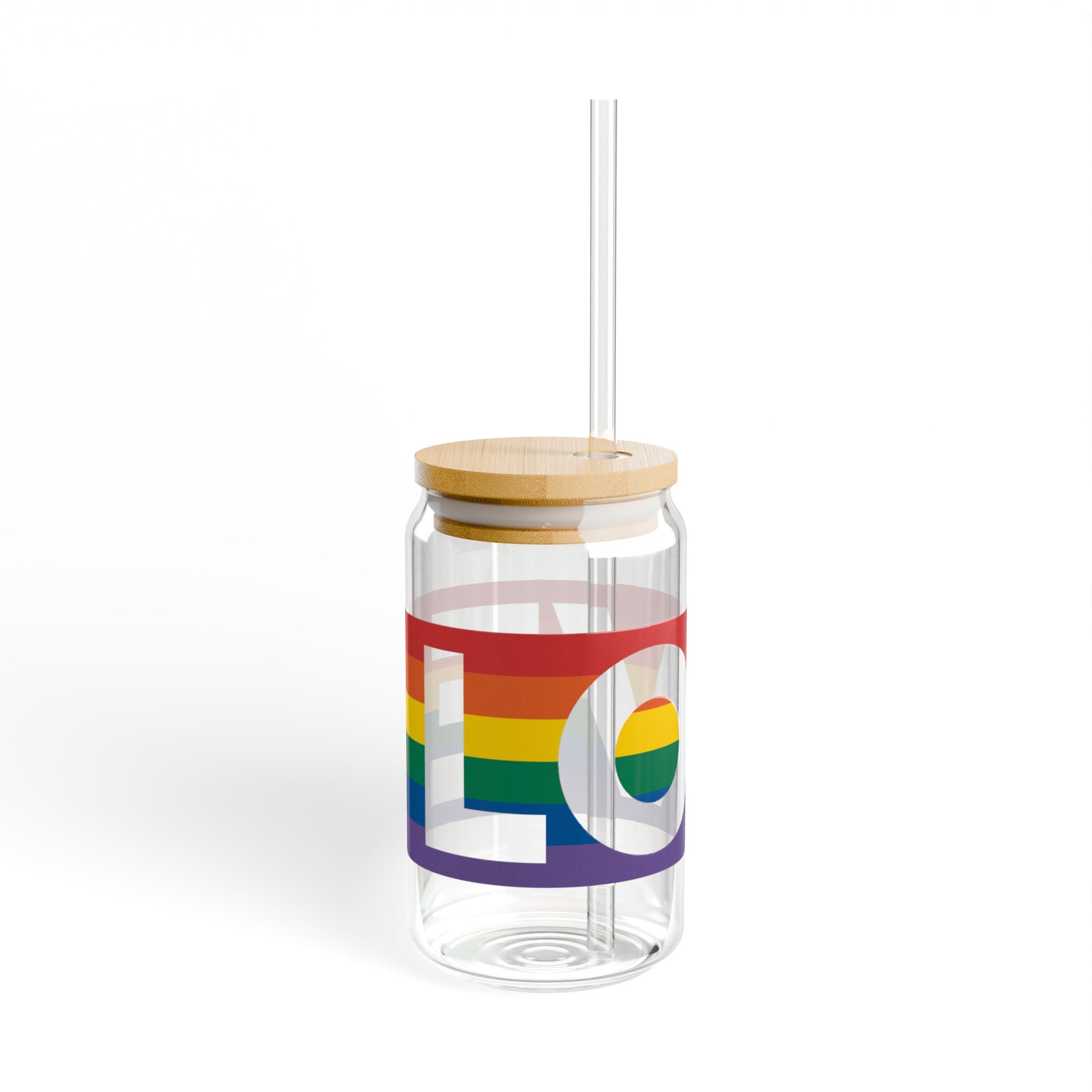 Live In Love 16oz Sipper Glass