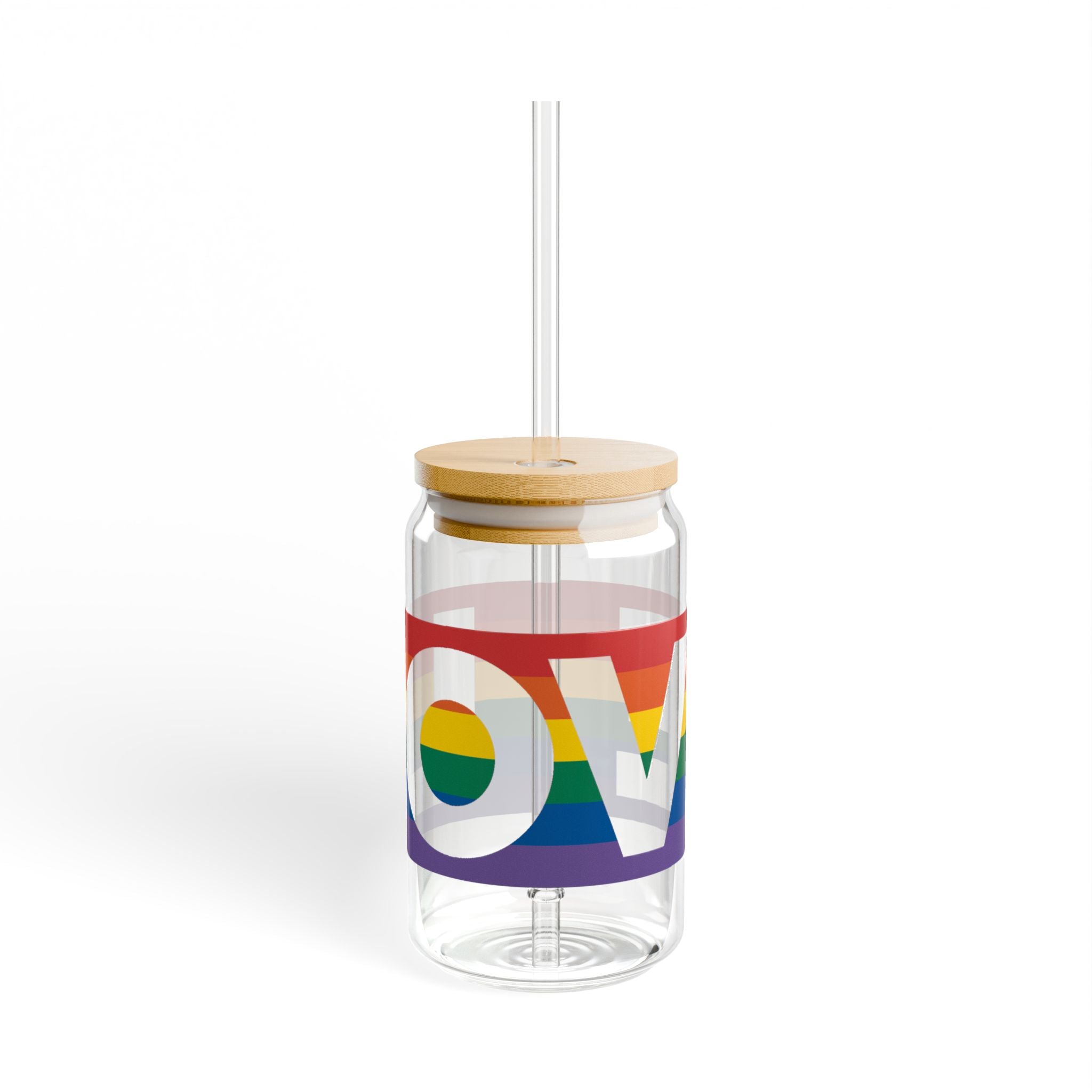 Live In Love 16oz Sipper Glass