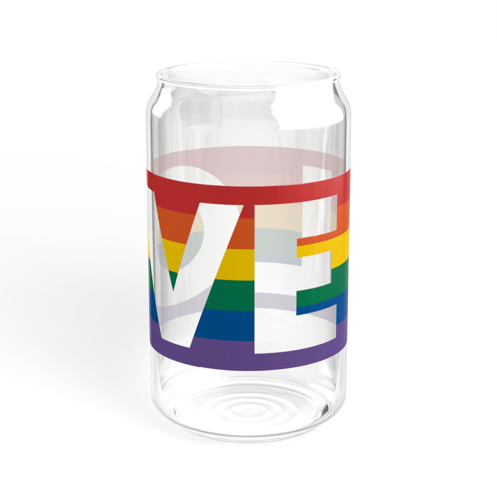Live In Love 16oz Sipper Glass
