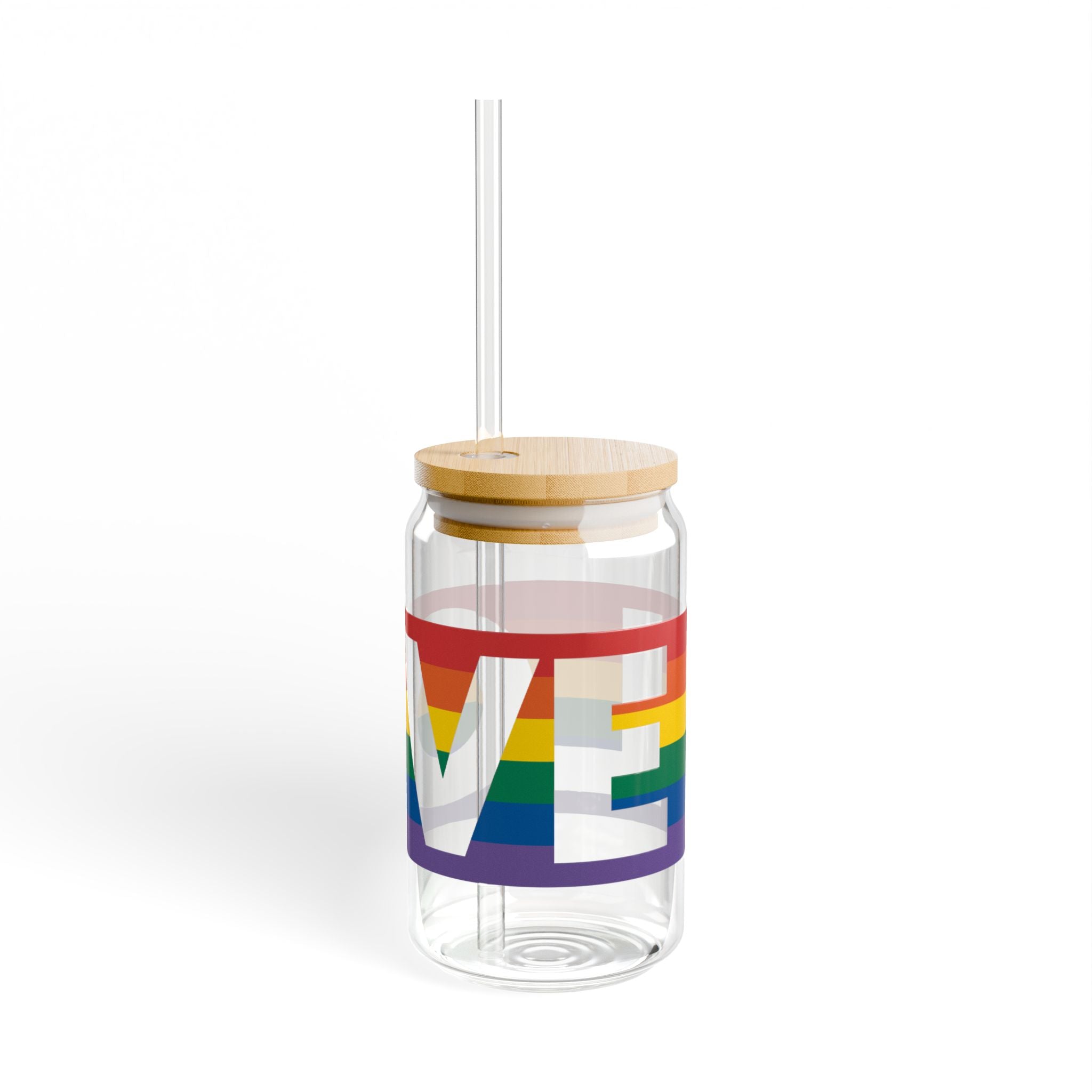 Live In Love 16oz Sipper Glass