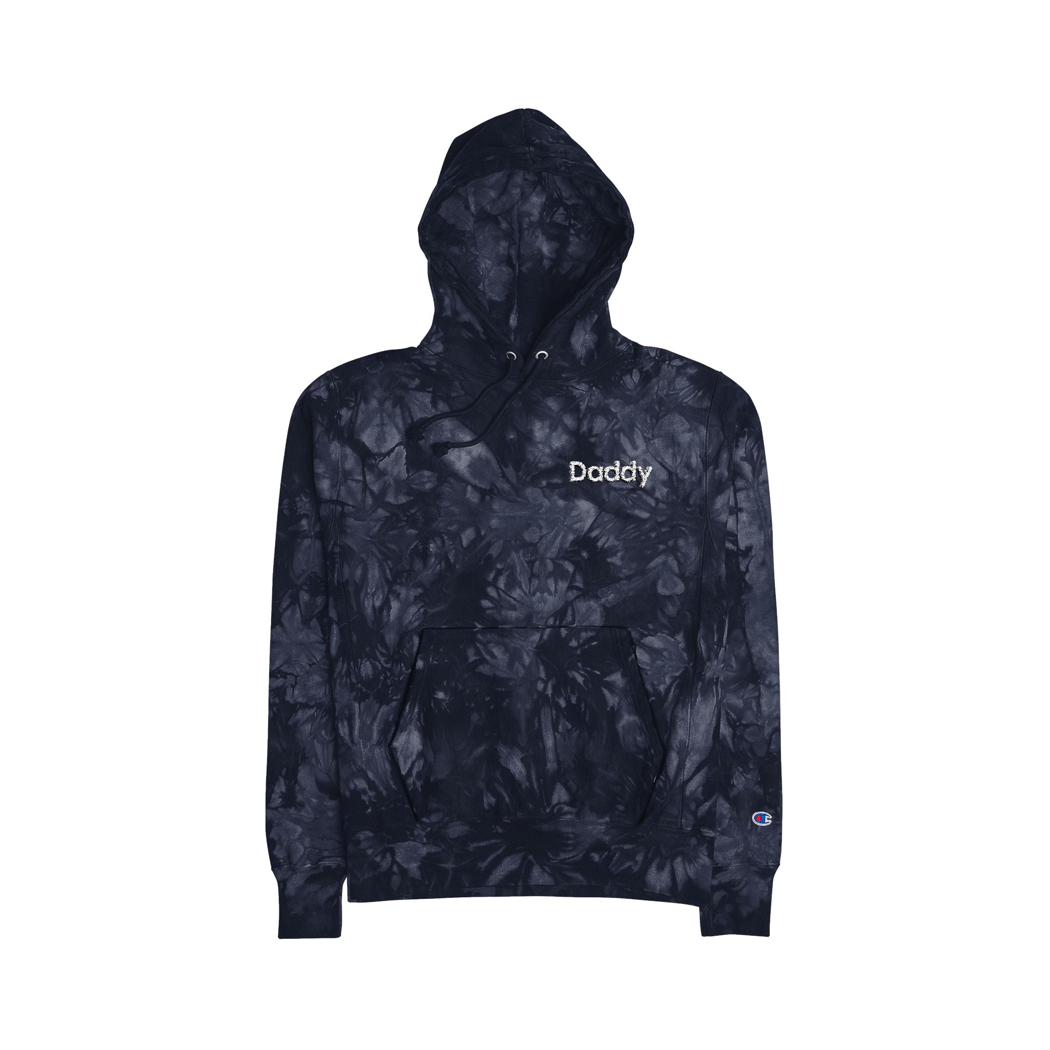 Embroidered Daddy Tie-Dye Hoodie | Unisex Champion Comfort - JosephandMichael