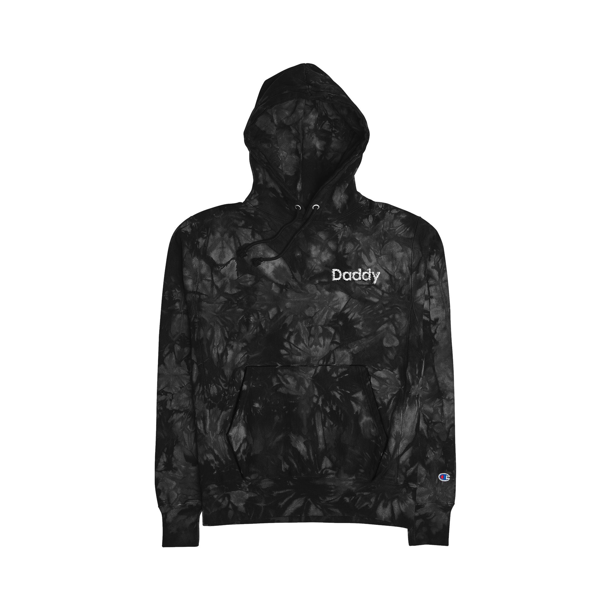 Embroidered Daddy Tie-Dye Hoodie | Unisex Champion Comfort - JosephandMichael