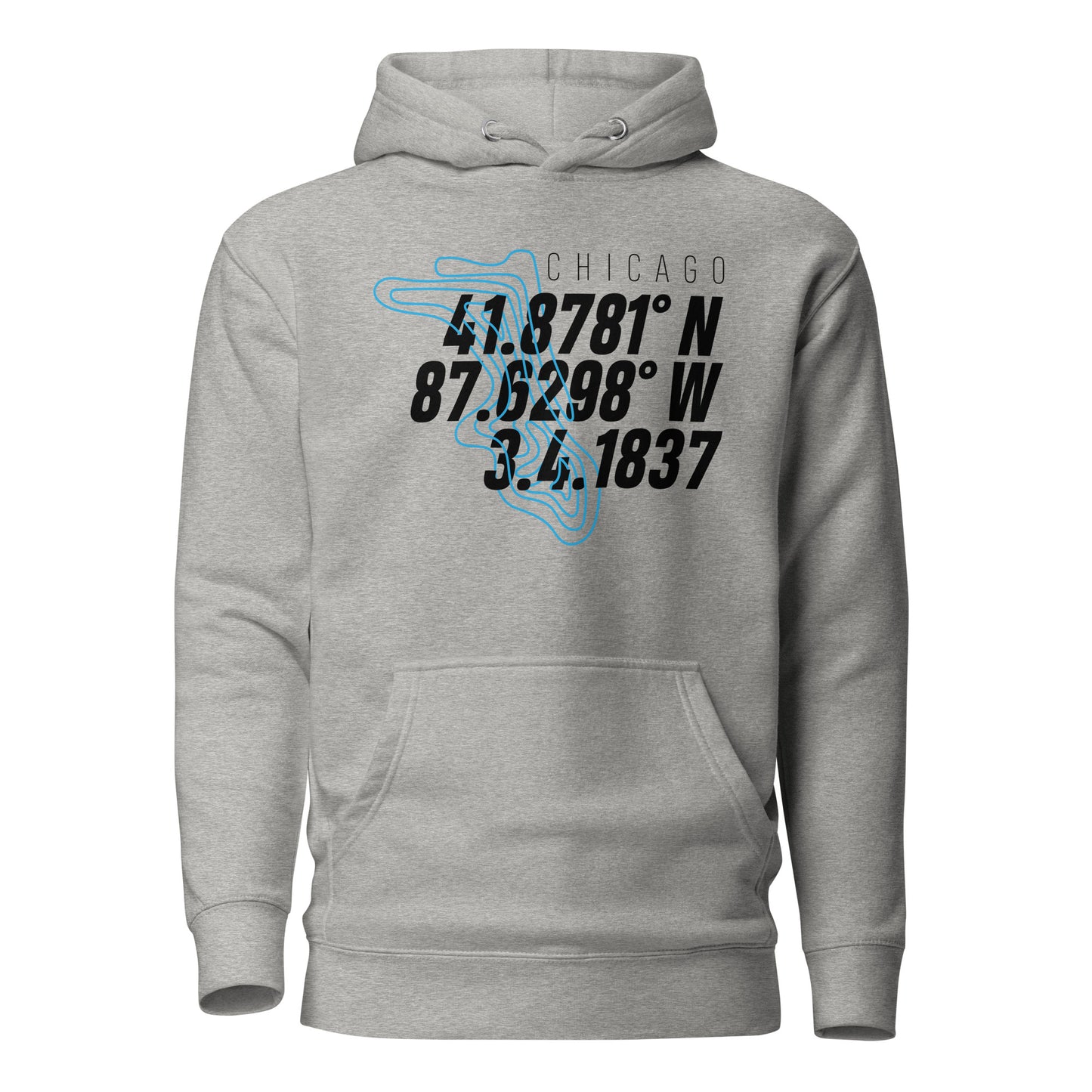 Chicago Coordinates - Unisex Hoodie