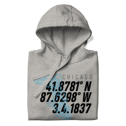 Chicago Coordinates - Unisex Hoodie