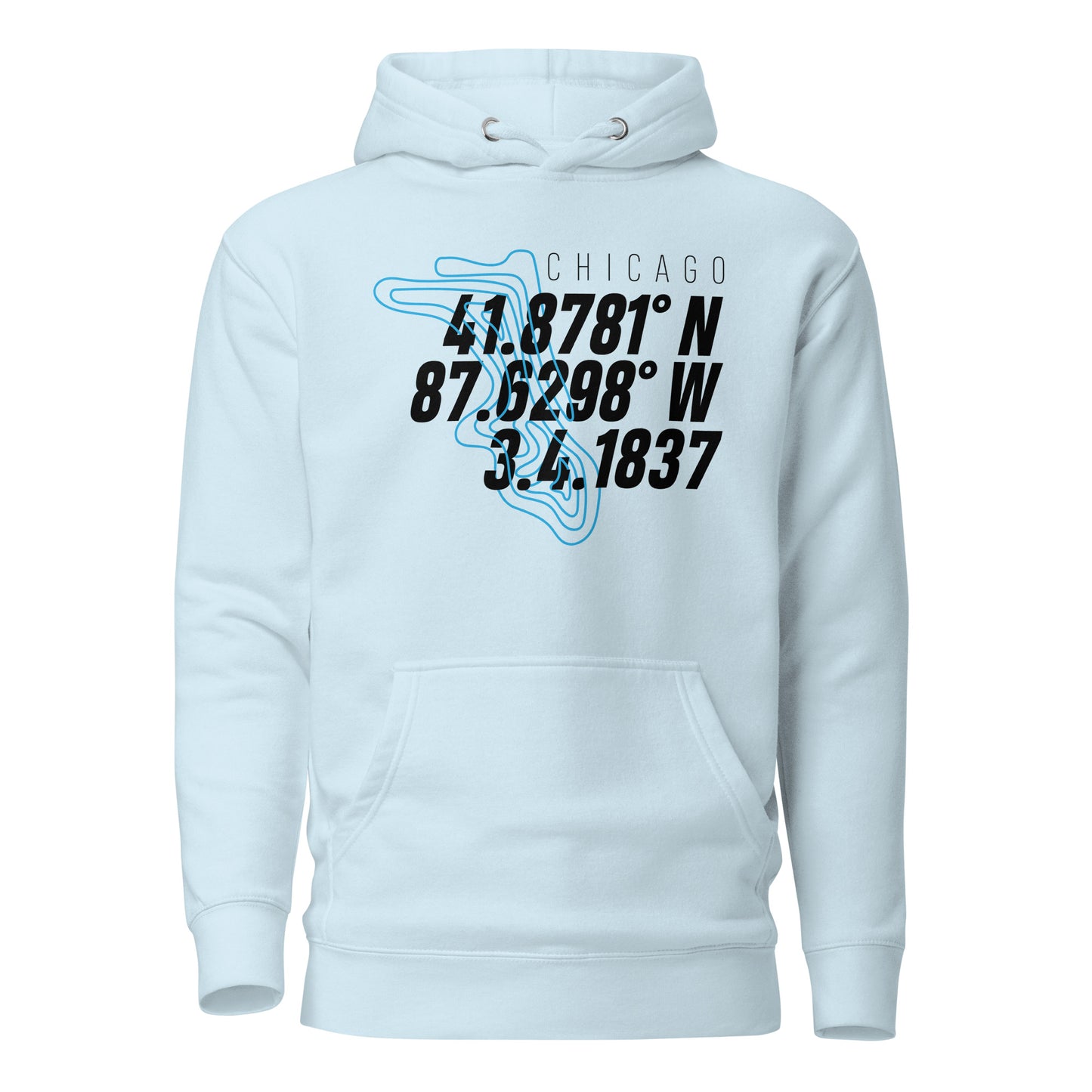 Chicago Coordinates - Unisex Hoodie