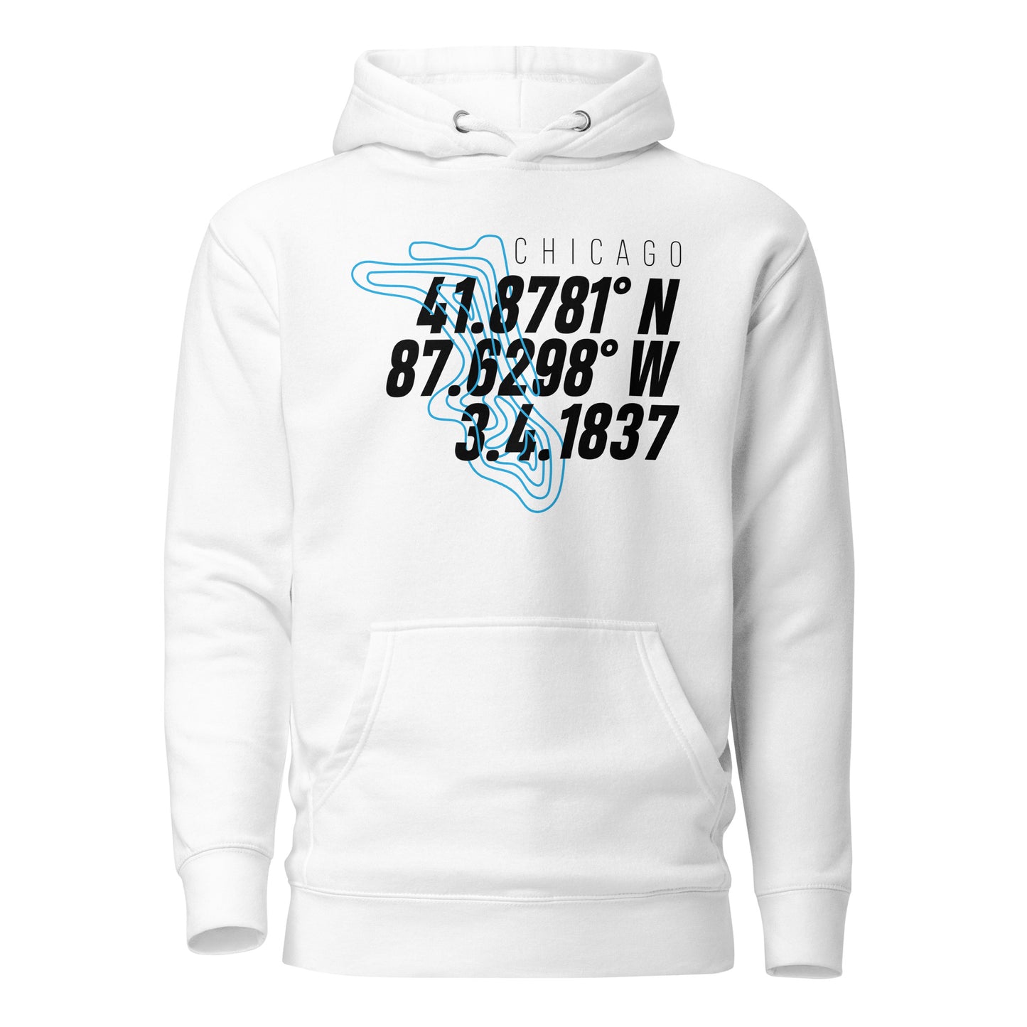 Chicago Coordinates - Unisex Hoodie