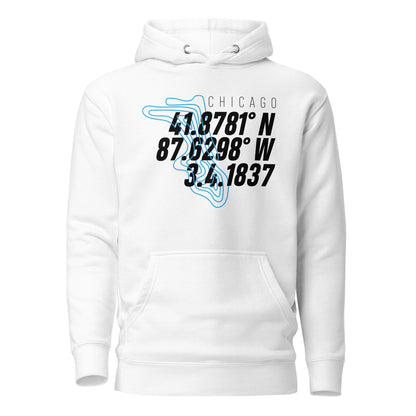 Chicago Coordinates - Unisex Hoodie