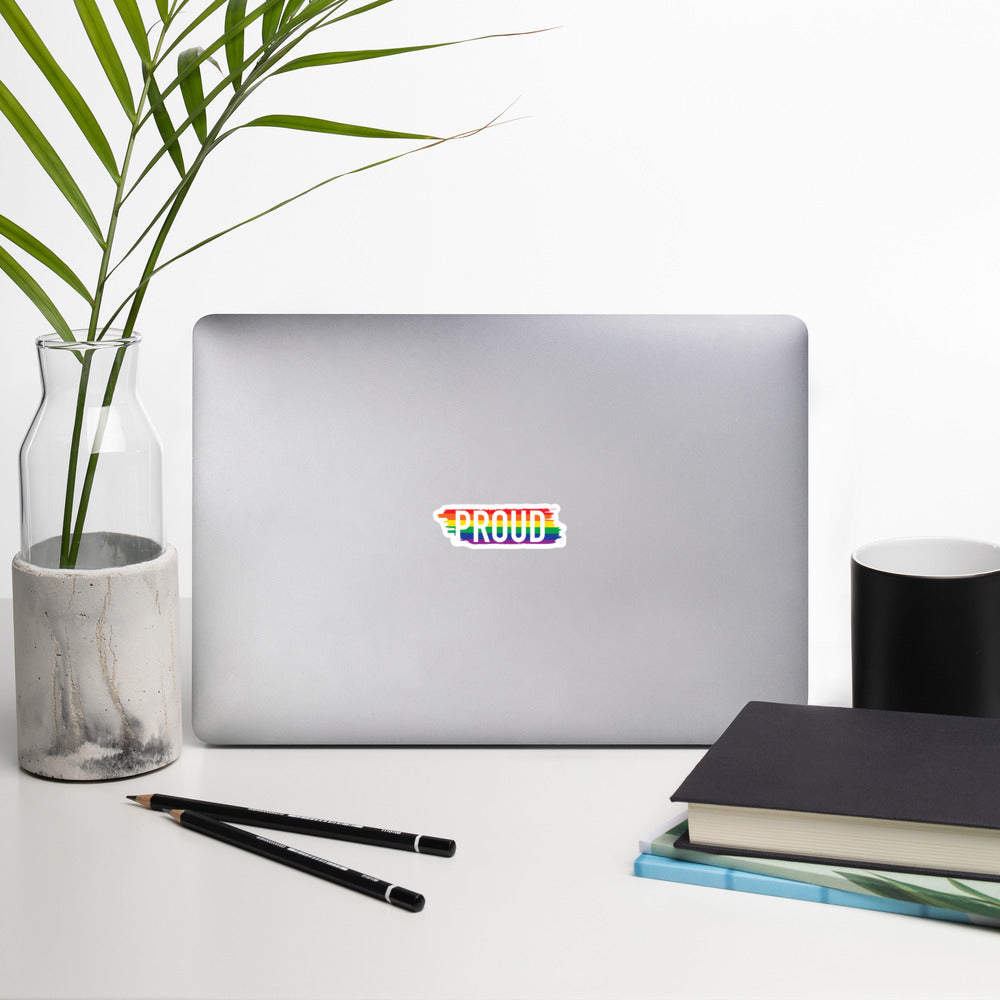 PROUD - Bubble-free stickers - JosephandMichael