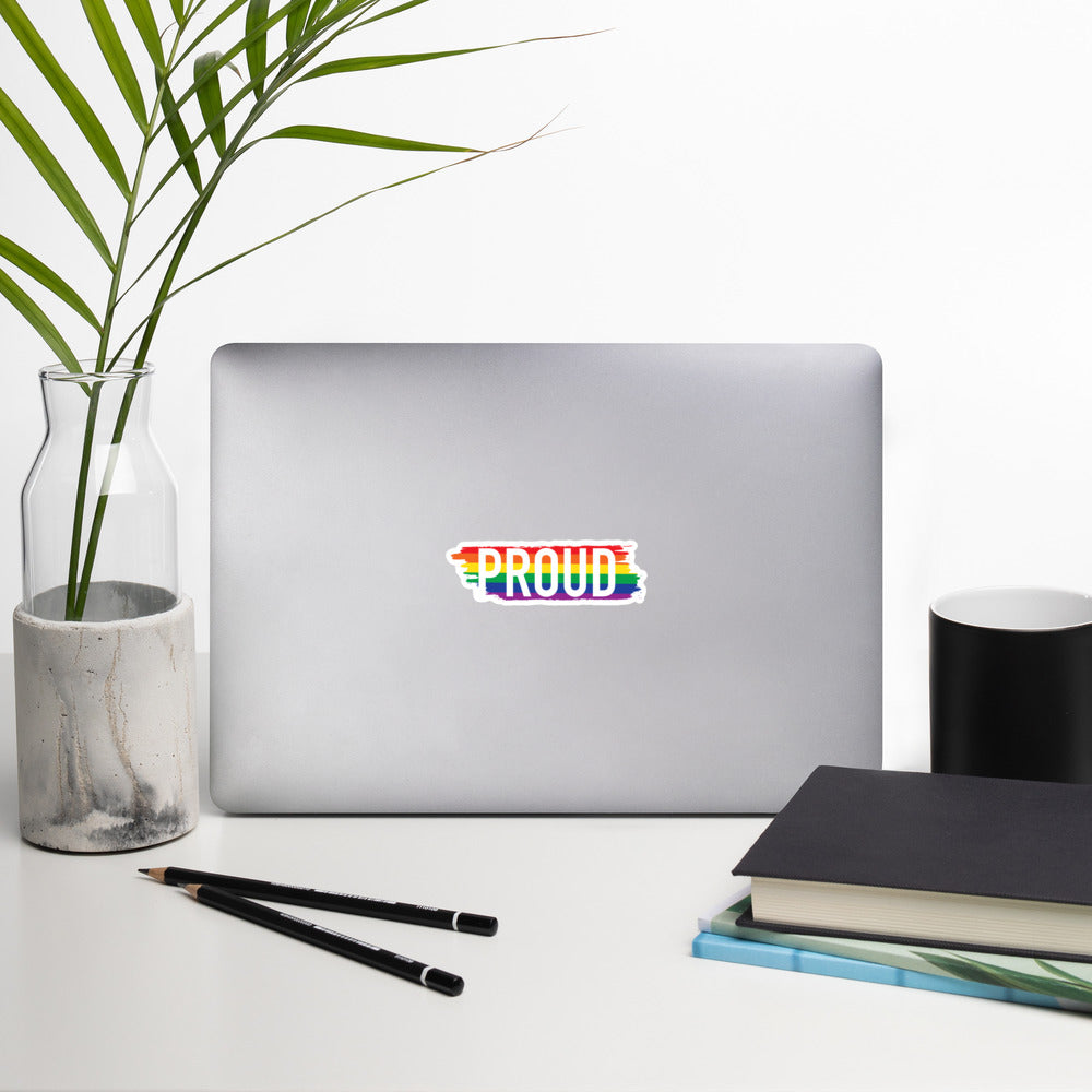 PROUD - Bubble-free stickers - JosephandMichael