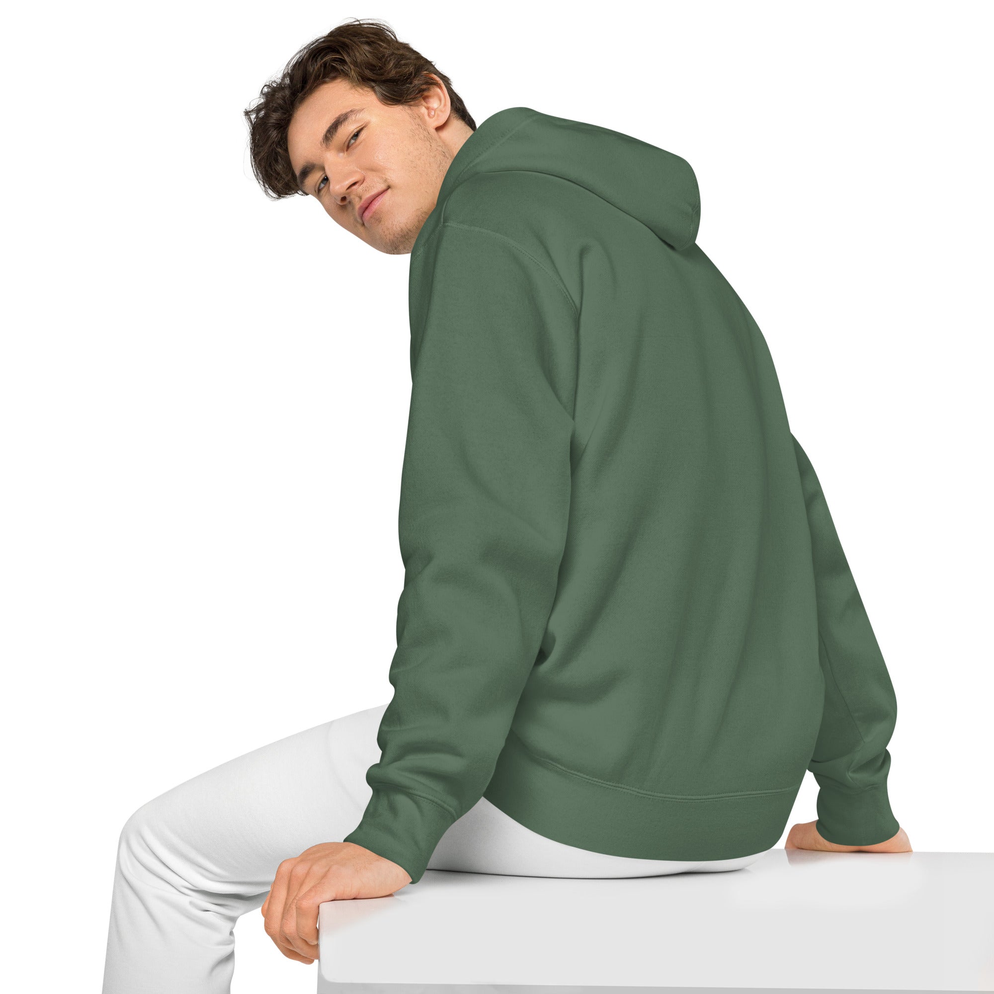 LOVE Stripe - Unisex pigment-dyed hoodie - JosephandMichael