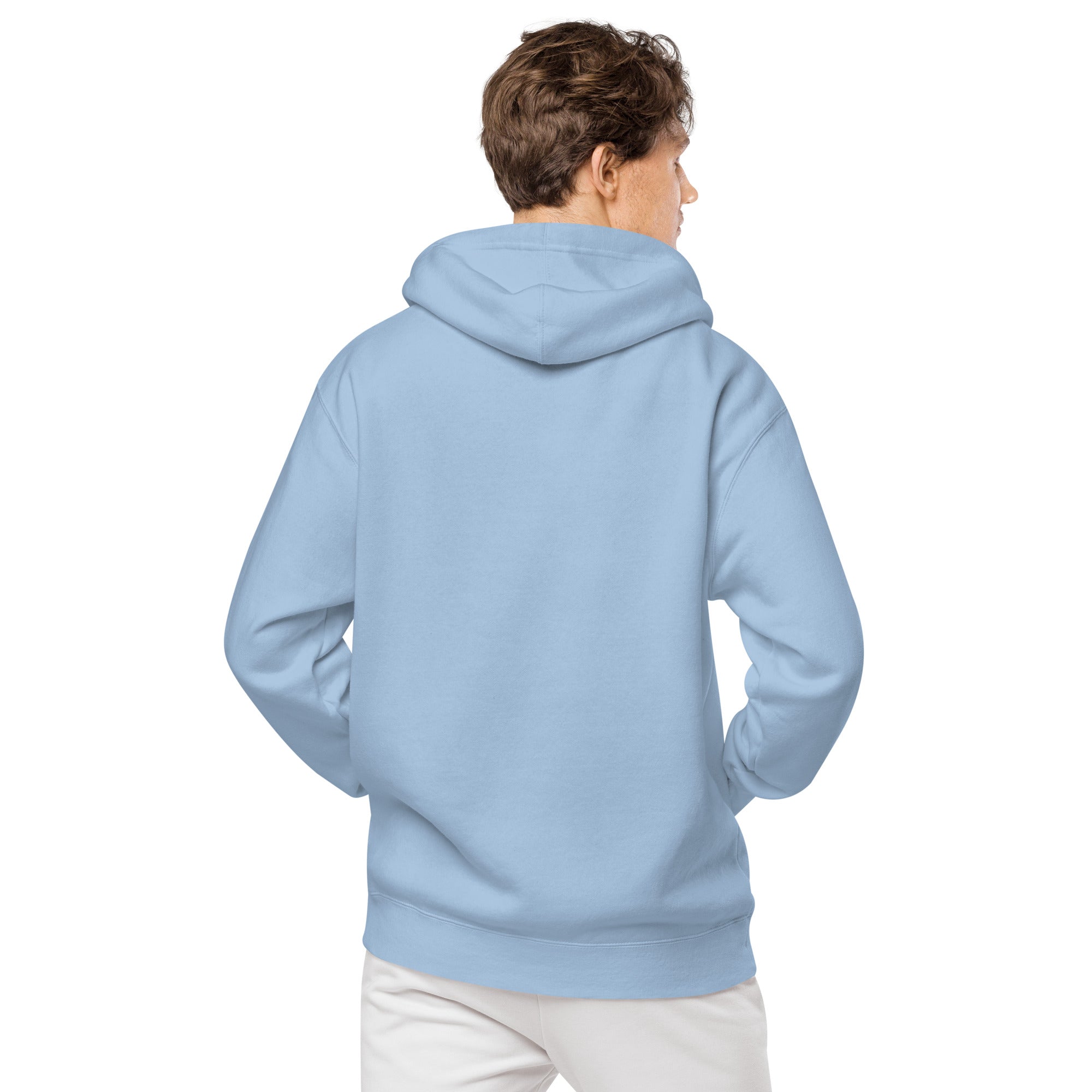 LOVE Stripe - Unisex pigment-dyed hoodie - JosephandMichael