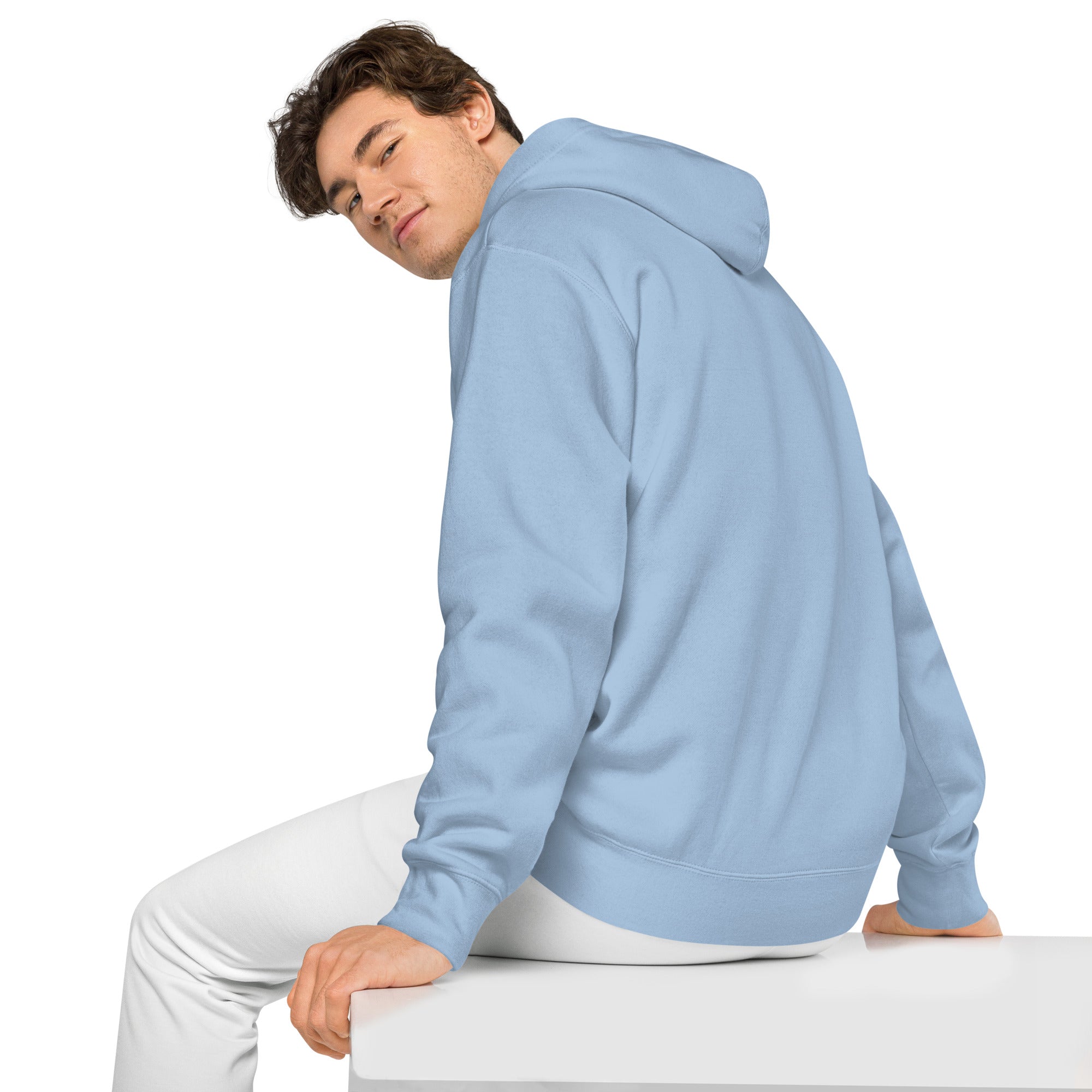 LOVE Stripe - Unisex pigment-dyed hoodie - JosephandMichael