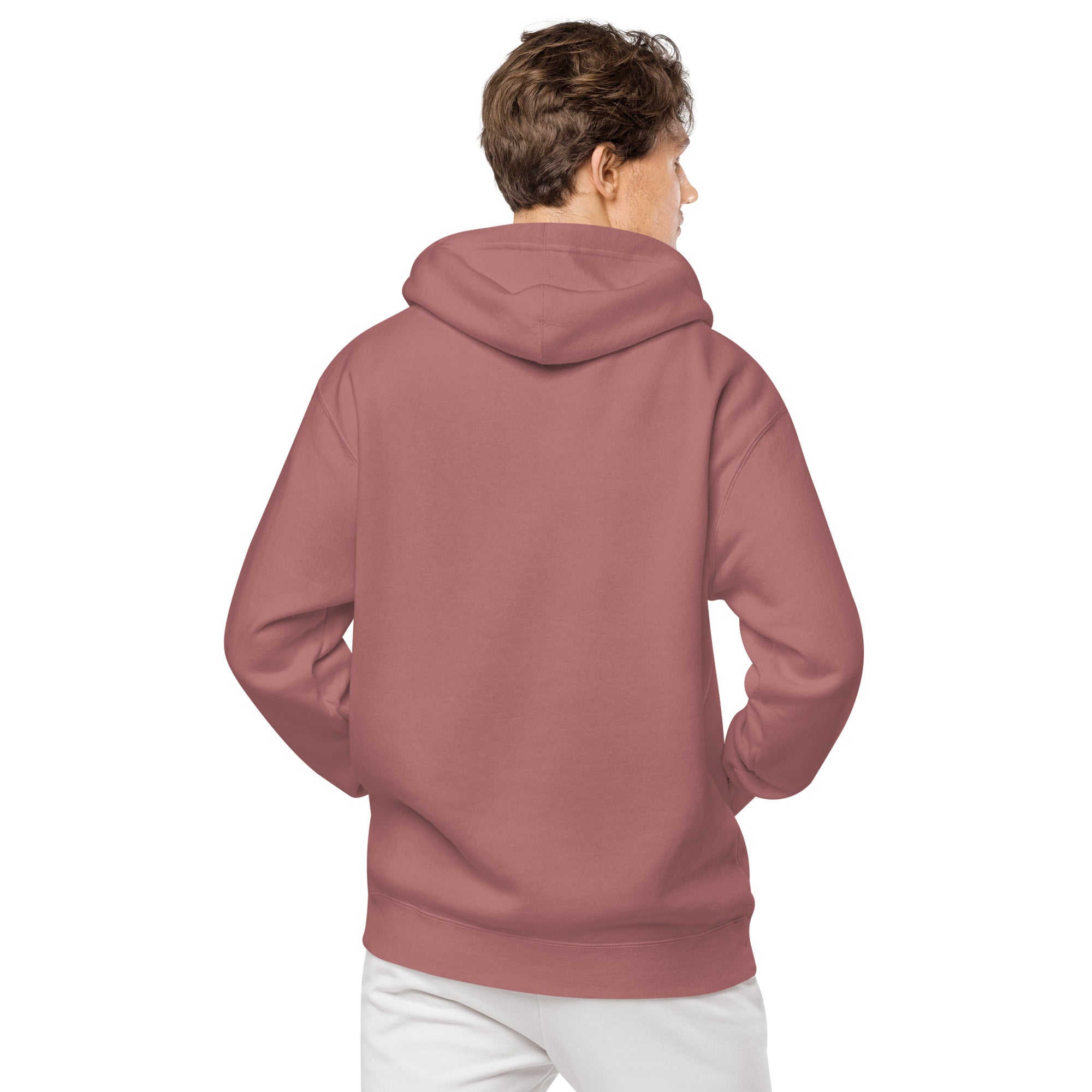 LOVE Stripe - Unisex pigment-dyed hoodie - JosephandMichael