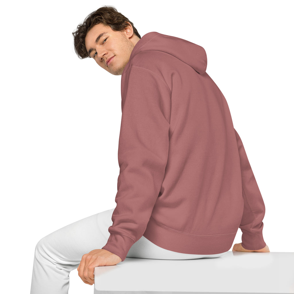 LOVE Stripe - Unisex pigment-dyed hoodie - JosephandMichael