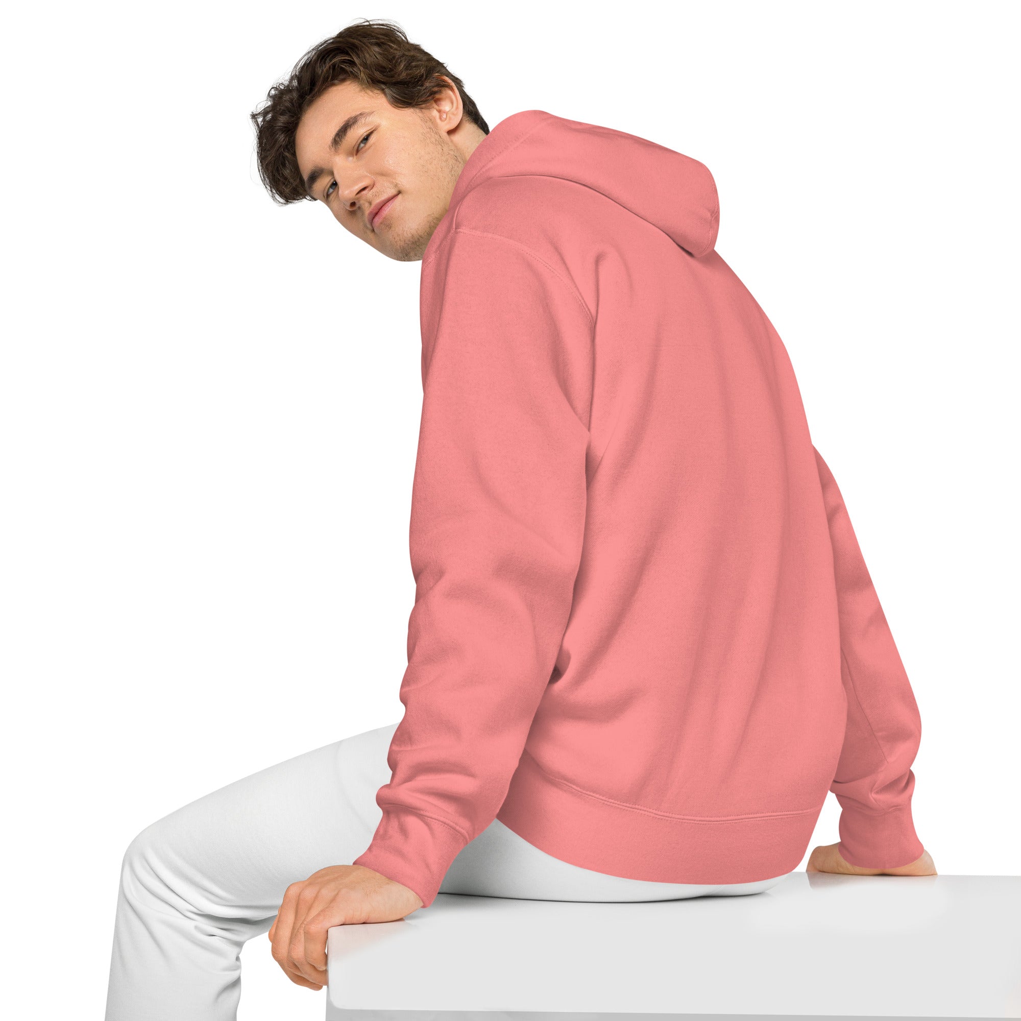 LOVE Stripe - Unisex pigment-dyed hoodie - JosephandMichael