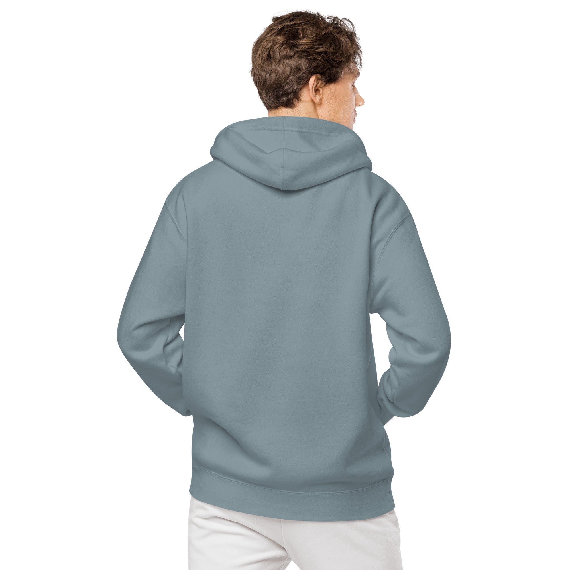 LOVE Stripe - Unisex pigment-dyed hoodie - JosephandMichael
