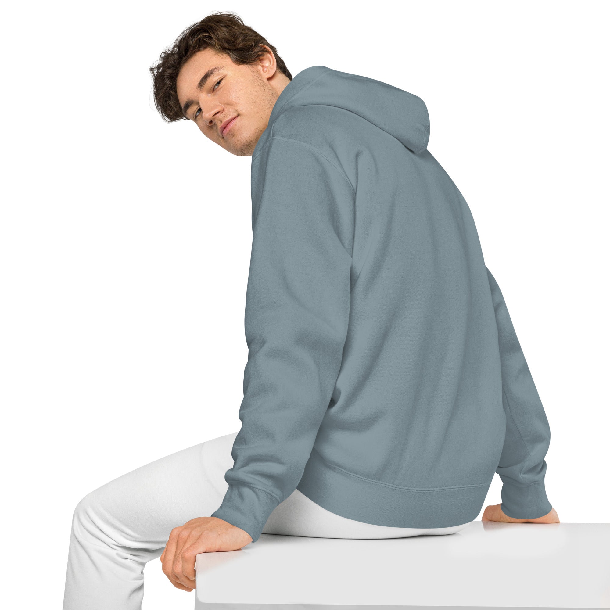 LOVE Stripe - Unisex pigment-dyed hoodie - JosephandMichael